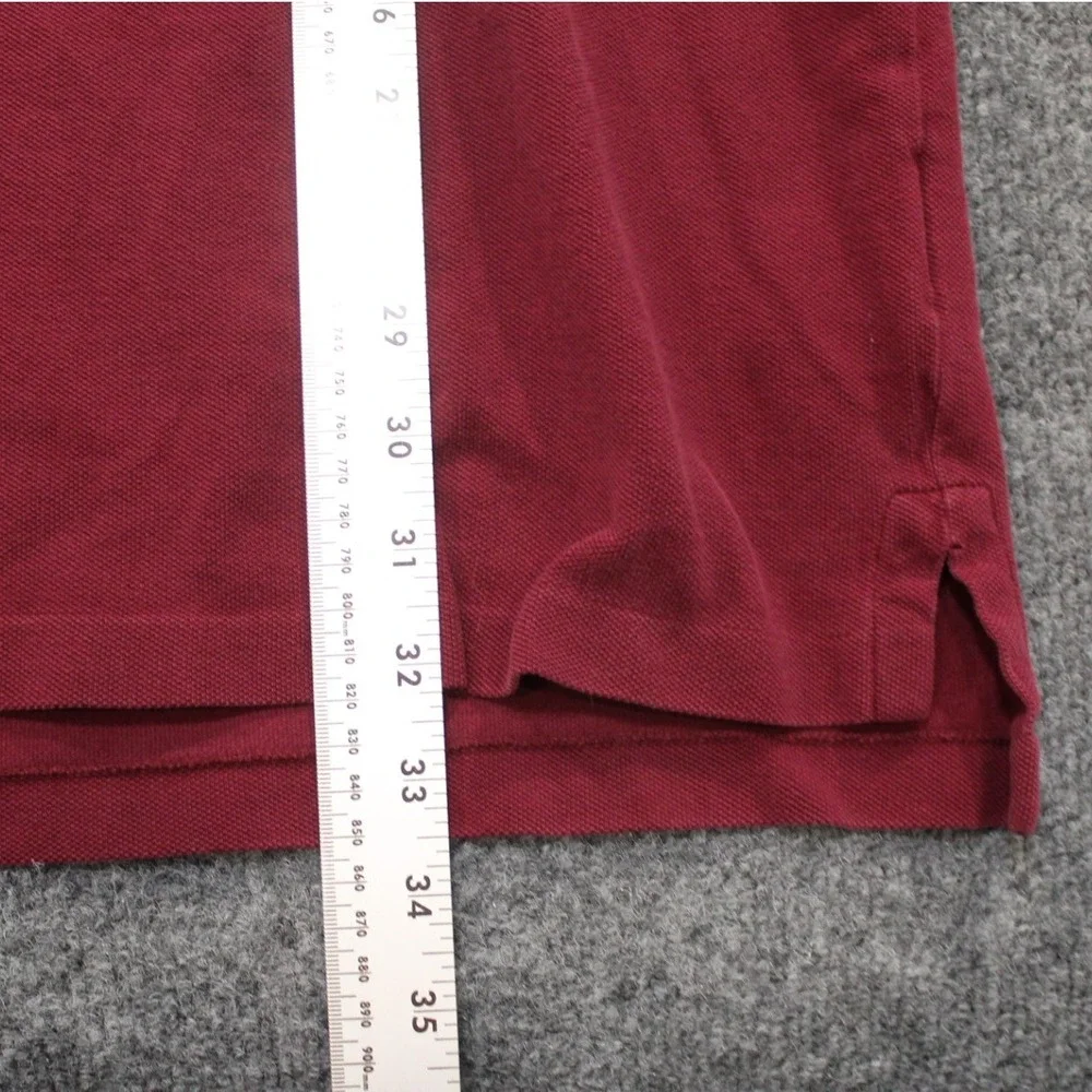 Polo Ralph Lauren Mens 3XT Tall Burgundy Short Sleeve Polo‎ Embroidered Logo